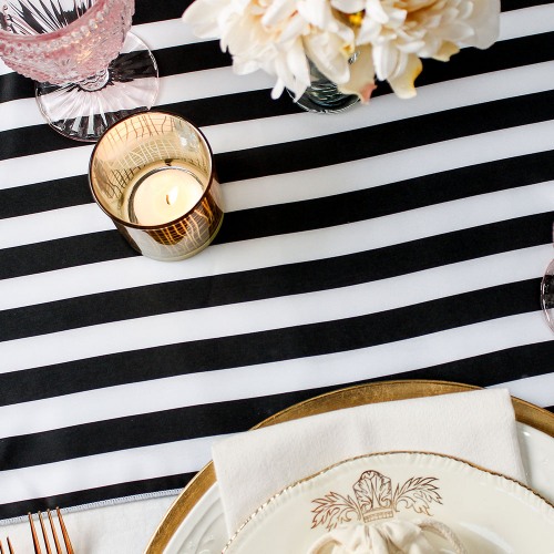 Striped Table Runner wedding table