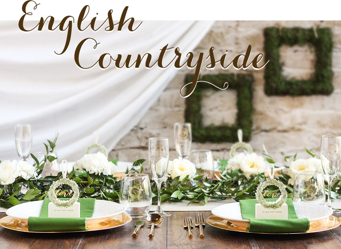 English Countryside wedding ideas