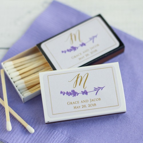 Lavender-Wedding-gift-ideas-matches