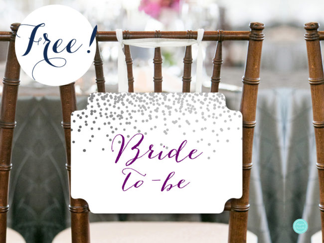 BS541 free Chair-Sign-8-5x11 bride to be chair banner bombs