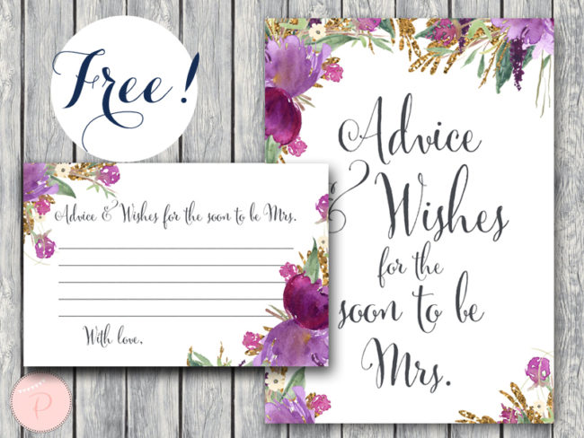 TH59 -6x4-free-purple-advice-wishes-card-purple floral