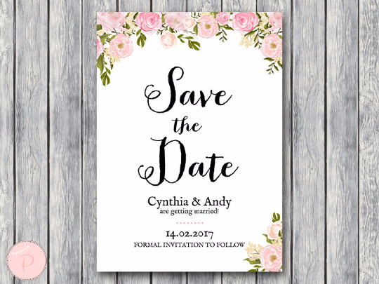 Soft-Pink-Floral-Save-The-Date-Wedding-Invitation