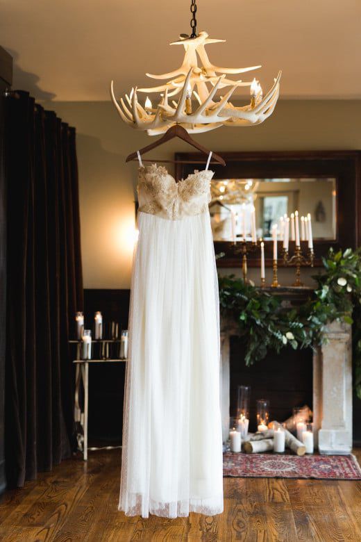 Romantic Winter Rustic Wedding - Bride + Bows
