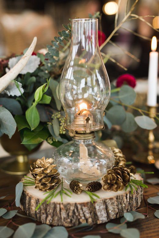 Romantic-Winter-Rustic-Wedding-Lamps