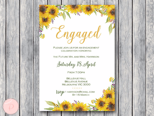Sunflower-Printable-Engagement-Party-Invitation