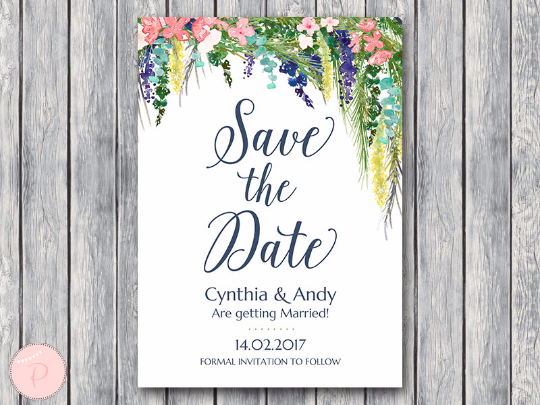 Garden-Save-The-Date-Wedding-Invitation