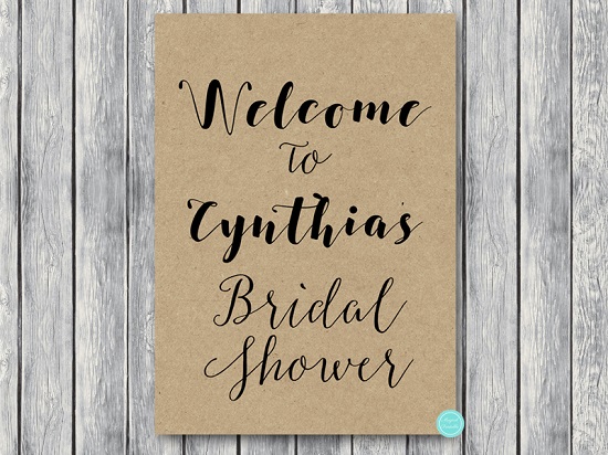 rustic welcome sign printable
