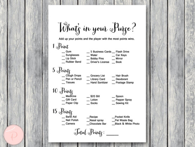 TH00-5x7-whats-in-your-purse bridal shower game
