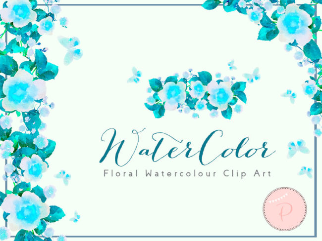 WCA77-blue-floral-butterfly-cliparts-flower