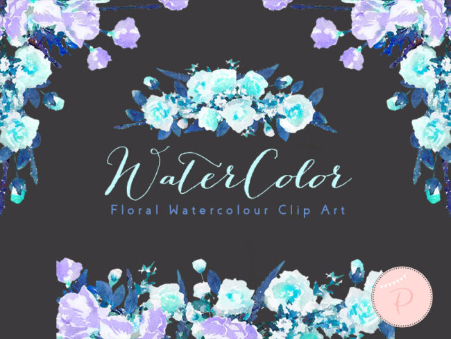 lavender-blue-carnation-floral-cliparts