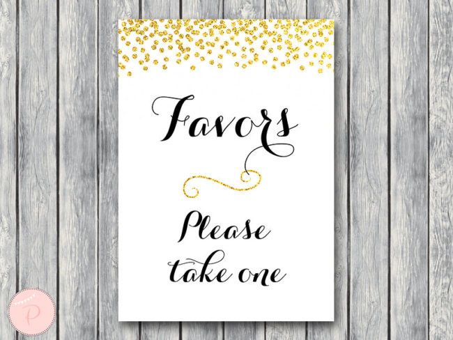 wd47c-gold-favors-sign-wedding-favor-sign-shower-favors-sign
