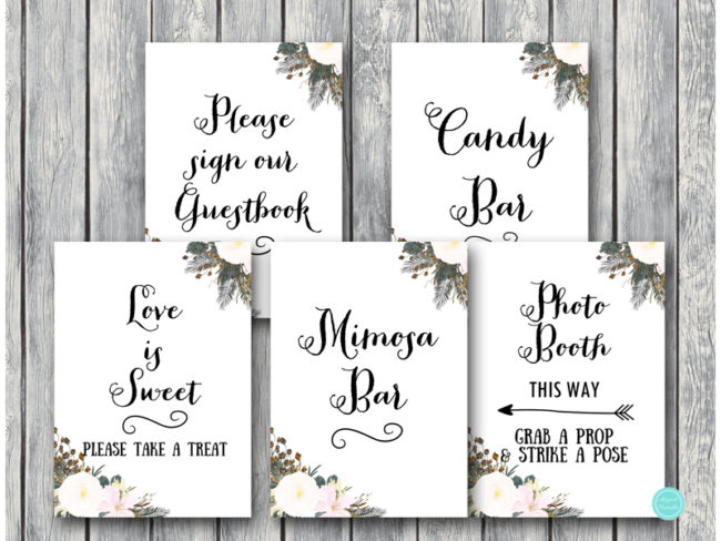 white-winter-wedding-printable-signs-mimosa-reception-welcome-guestbook