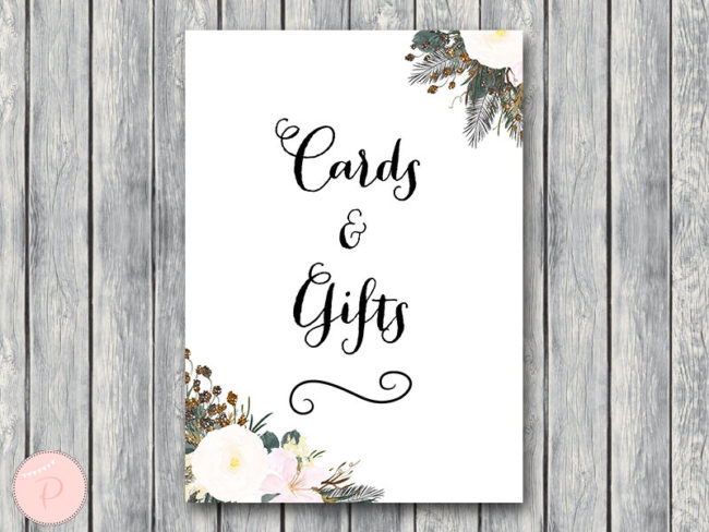white-flower-vintage-wedding-cards-and-gift-sign