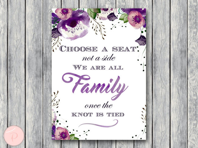 WD83-Floral-Choose-a-Seat-not-a-side-sign