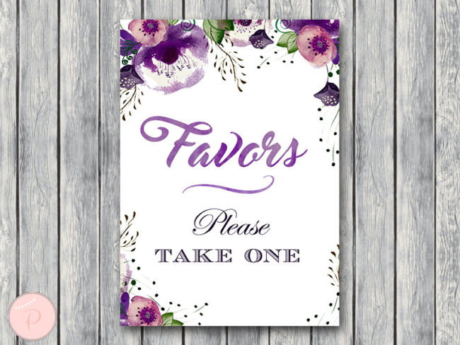 WD83-Purple-Floral-Favors-Sign