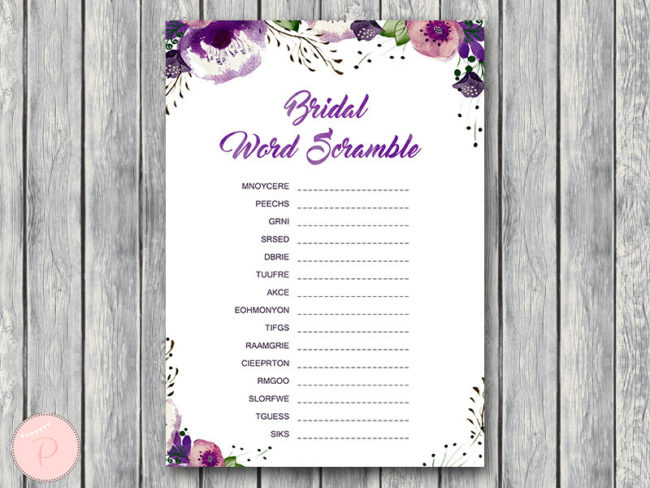 WD83-Purple-Flower-Bridal-Word-Scramble-Bridal-Shower-Game