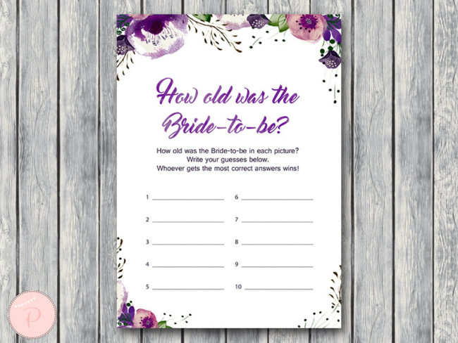 WD83-Purple-How-old-was-the-Bride-to-be-Bridal-Shower-game