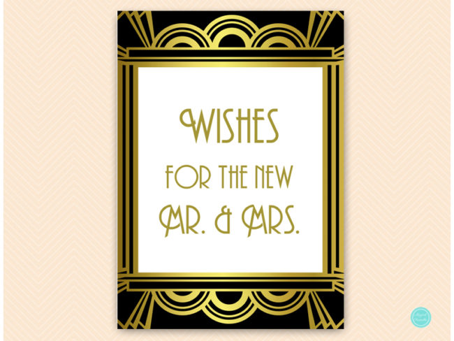 BS31-sign-wishes-for-new-mr-mrs-Gatsby-Roaring-Twenties