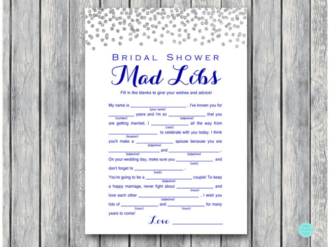 TH63-mad-libs-5x7-navy-royal-blue-and-silver-bridal-shower-games