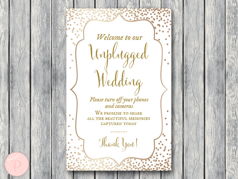WD93-Unplugged-Wedding-golden-wedding-signs