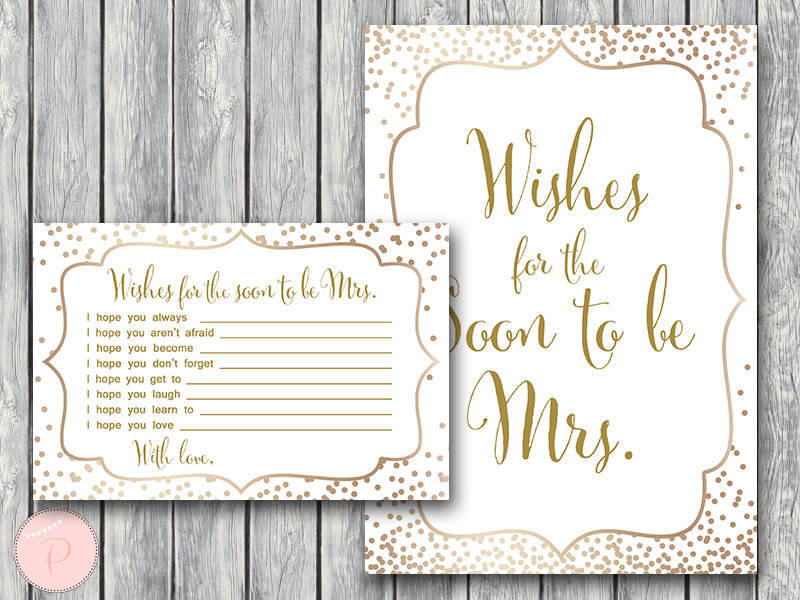 WD93-Wishes-for-Bride-gold-bronze-wedding-shower-game