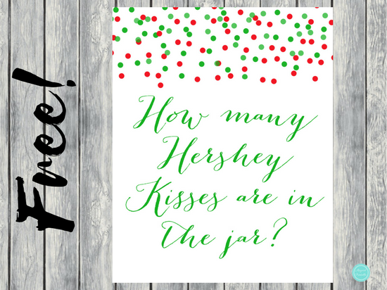 Free Christmas How Many Kisses Game-4