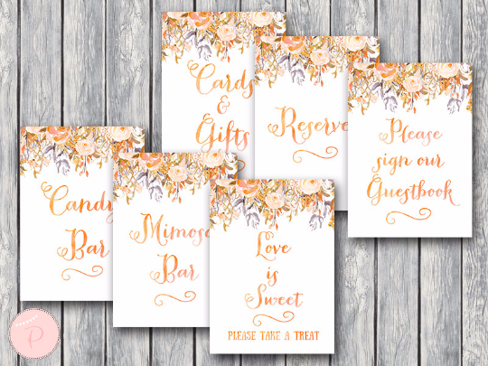 Autumn-Fall-Bridal-Shower-Table-Signs-Package