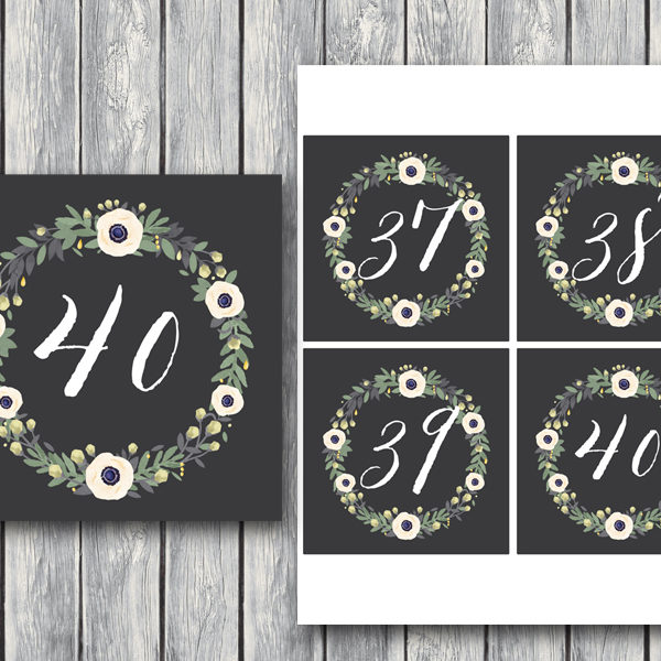 elegant-white-floral-wreath-table-numbers-wedding
