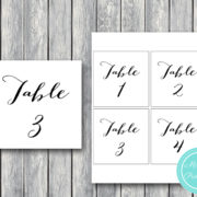 WD01-TABLE-NO-wedding table number printable 1-40 2