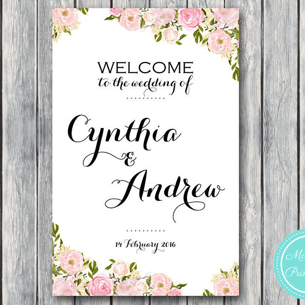 welcome-to-the-wedding-sign-printable-peonies-flower