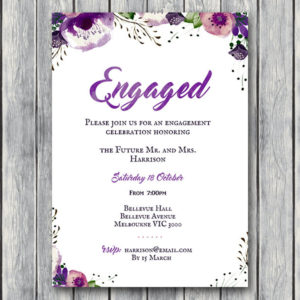 custom-purple-floral-printable-engagement-party-invitation