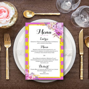 custom-purple-floral-wedding-menu-custom-wedding-menu-printable-2