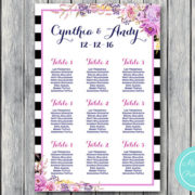 custom-purple-flower-stripes-find-your-seat-chart-printable-seating-chart-2
