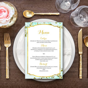 personalized-blue-flower-wedding-menu-custom-wedding-menu-printable
