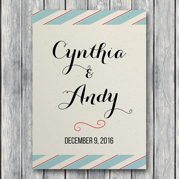 personalized-blue-stripes-welcome-sign-engagement-welcome-sign