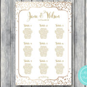 Personalized Find your Seat Chart-Printable Wedding Seating Chart 2