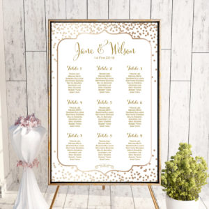 Personalized Find your Seat Chart-Printable Wedding Seating Chart