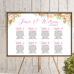 Personalized-Hot-Pink-Find-your-Seat-Chart-Printable-Wedding-Seating-po212jpg