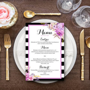 personalized-purple-floral-stripes-wedding-menu-custom-wedding-menu-printable-2