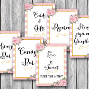 Gold-Pink-Peonie-Bridal-Shower-Table-Signs-Package-1 (1)