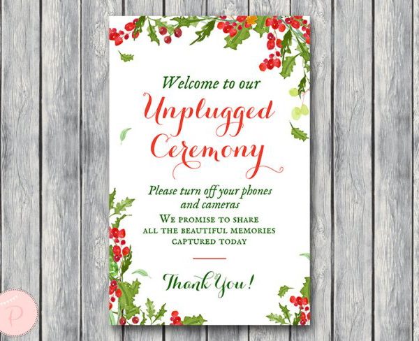 WD107-Unplugged-Ceremony-Sign