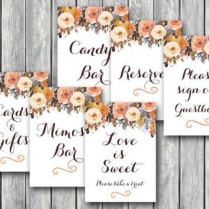 Autumn-Fall-Bridal-Shower-Table-Signs