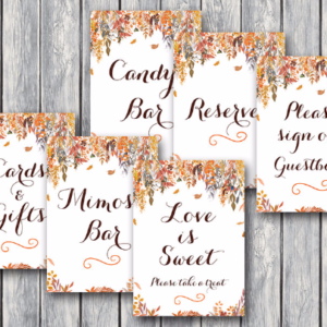 Autumn-Fall-Bridal-Shower-Table-Signs-Package-