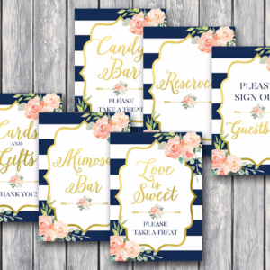 Boho-Navy-Gold-Bridal-Shower-Table-Signs-Package-Gld-1