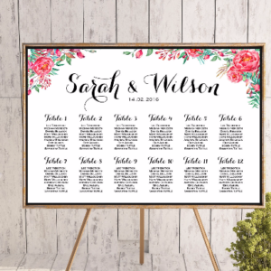 Vibrant_Red_Floral_Wedding_Seating_Chart_H