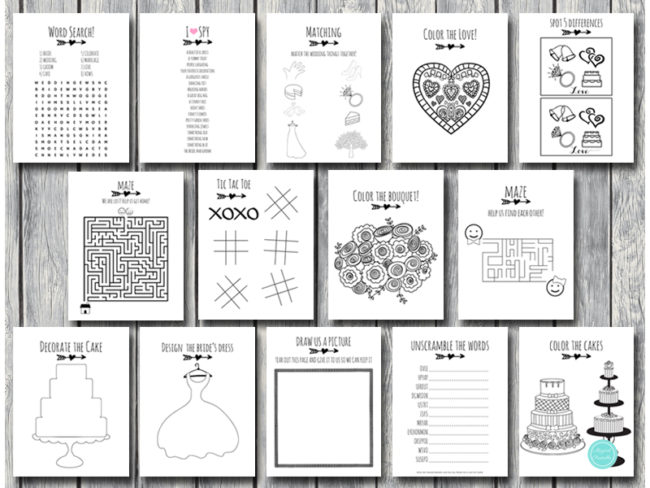 TG00-Kraft-Rustic-Wedding-Kids-Activity-coloring-Book-download-4-pages