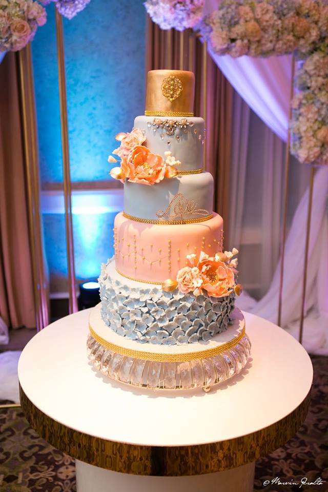 Floral-Elegant-Wedding-Tiered-Cake