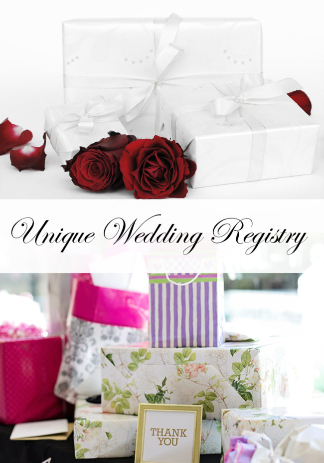 Unique Useful Items to Include on Your Wedding Registry