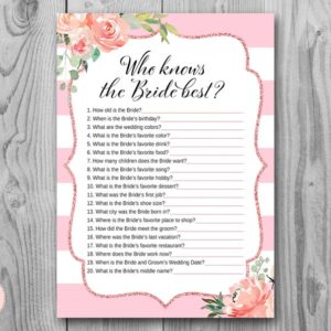 DOWNLOAD Rose Gold How well do you know the Bride