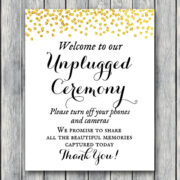 wd47c-gold-unplugged-ceremony-sign-no-phones-or-cameras